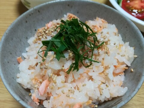 《白だし》鮭の炊き込みご飯